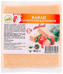 Вафли САХАРОФФ со вкусом клубники 120г