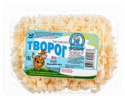 Творог МОЛОЧНАЯ СКАЗКА бзмж 5% контейнер 250г
