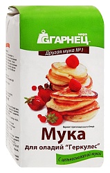 Мука ГАРНЕЦ геркулес для оладий м/у 500г