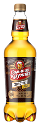 Пиво БОЛЬШАЯ КРУЖКА Золотое светлое 4% пэт 1.2л