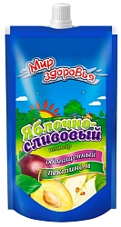 Нектар МИР ЗДОРОВЬЯ яблоко слива с пектином м/у 200мл