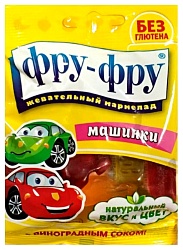 Жевательный мармелад ФРУ-ФРУ машинки 30г
