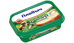 Сыр плавленый ПЛАВЫЧ с грибами бзмж 45% 180г
