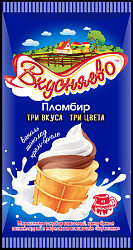 Мороженое ВКУСНЯЕВО Крем-брюле шоколадный стакан бзмж 90г