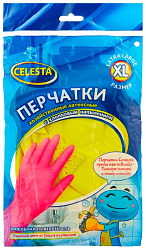Перчатки латексные СЕЛЕСТА хозяйственные XL