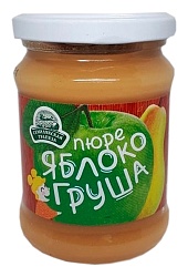 Пюре фруктовое СЕМИЛУКСКАЯ ТРАПЕЗА яблоко-груша ст/б 260г