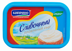 Сыр плавленый КИПРИНО сливочный бзмж 50% 180г