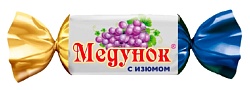 Конфеты СЛАВЯНКА Медунок с изюмом весовые