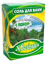 Соль для ванн БАХТАШ Хвойная c пеной 400г