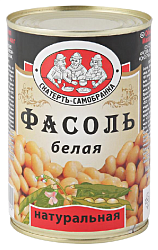 Фасоль СКАТЕРТЬ-САМОБРАНКА белая натуральная  ж/б 425мл