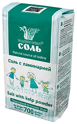 Соль ГАРНЕЦ Водорослевая соль с ламинарией м/у 700г