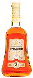 Коньяк ЧЕРНОМОРСКИЙ 3 года 40% 0.5л