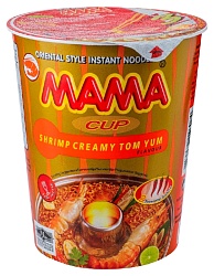 Лапша б/п МАМА кремовый том ям стакан 70г