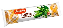 Пакеты универсальные ХОЗЯЮШКА МИЛА на втулке 22*32см 100шт
