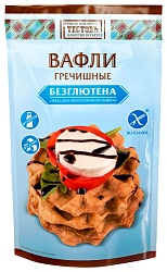 Смесь ТЕСТОВЪ Вафли гречишные без глютена 200г