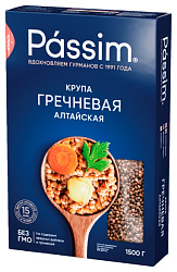 Гречневая крупа ПАССИМ карт/уп 1500г