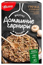 Гарнир УВЕЛЬСКИЕ КРУПЫ Гречка с грибами карт/уп 300г