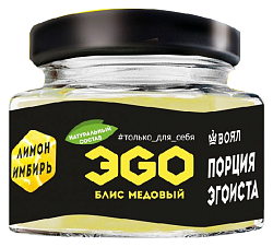Блис медовый ЭГО Лимон имбирь ст/б 110г