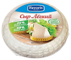 Сыр ФАВОРИТ ЧИЗ легкий бзмж 30% 310г