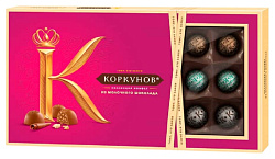 Набор конфет КОРКУНОВ ассорти из молочного шоколада 190г