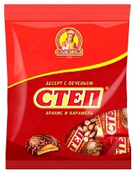 Конфеты СЛАВЯНКА Степ с печеньем весовые