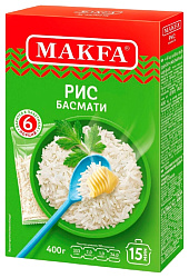 Рис МАКФА Басмати карт/уп 400г
