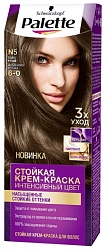 Краска для волос ПАЛЕТТ Интенсивный цвет Темно-русый №5