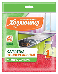 Салфетка ХОЗЯЮШКА МИЛА Макси микрофибра 50*60см