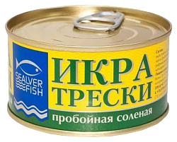 Икра трески СМАК ж/б 130г