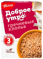 Гречневые хлопья УВЕЛЬСКИЕ КРУПЫ карт/уп 400г