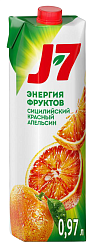 Нектар ДЖЕЙ-7 красный сицилийский апельсин 0.97л