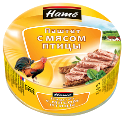 Паштет ХАМЕ из мяса птицы ж/б 117г