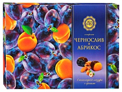 Набор конфет МИКАЕЛЛО Чернослив и абрикос с орехами в глазури 220г