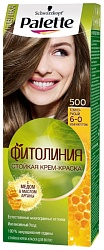 Краска для волос ПАЛЕТТ Фитолиния Темно-русый №500