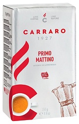 Кофе КАРРАРО Примо Маттино молотый 250г