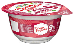 Творог ДОМИК В ДЕРЕВНЕ бзмж 9% 150г