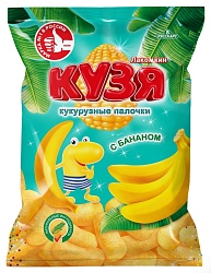 Палочки кукурузные КУЗЯ ЛАКОМКИН Банан 100г