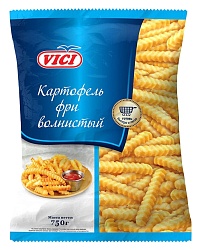 Картофель фри ВИЧИ волнистый с/м 750г