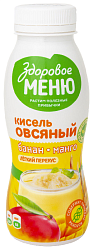 Кисель ЗДОРОВОЕ МЕНЮ овсяный банан манго 250мл