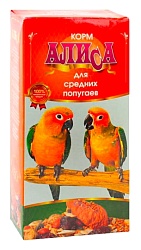 Корм для средних попугаев АЛИСА 450г