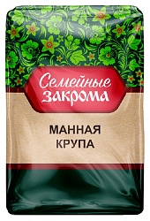 Манная крупа СЕМЕЙНЫЕ ЗАКРОМА м/у 700г