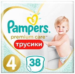 Подгузники-трусики ПАМПЕРС Премиум Кеа 9-15кг 38шт
