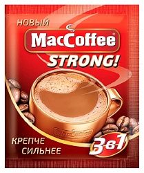 Кофе МАК КОФЕ СТРОНГ растворимый 3в1 16г