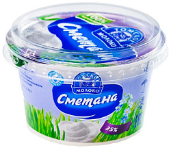 Сметана ТОМСКОЕ МОЛОКО бзмж 25% стакан 180г