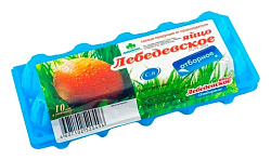 Яйцо куриное ЛЕБЕДЕВСКАЯ АФ СО 10шт