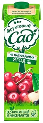 Нектар ФРУКТОВЫЙ САД яблоко вишня черноплодная рябина 0.95л