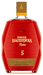 Коньяк ЗОЛОТАЯ ВЫДЕРЖКА Фьюжн 5 лет 40% 0.5л