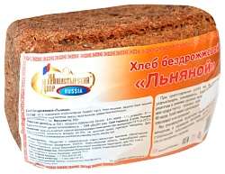 Хлеб МОНАСТЫРСКИЙ ДВОР льняной бездрожжевой 350г