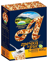 Гречнево-рисовая крупа АЛТАЙСКАЯ СКАЗКА карт/уп 5*80г