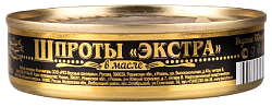 Шпроты ВКУСНЫЕ КОНСЕРВЫ Экстра в масле ж/б ключ 160г